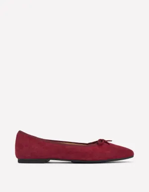 Point Ballet Flat-Oxblood durable wear