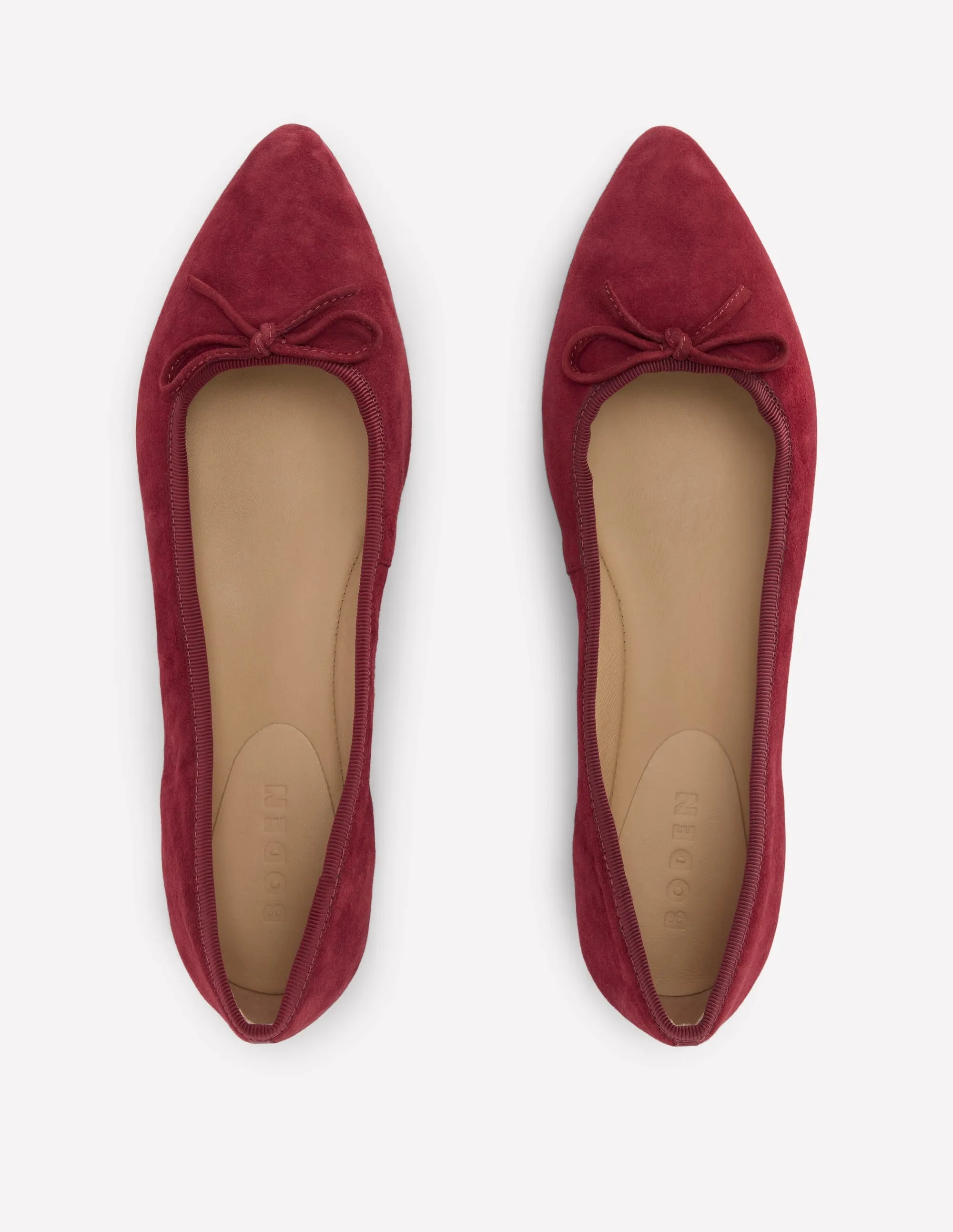 Point Ballet Flat-Oxblood easy outing