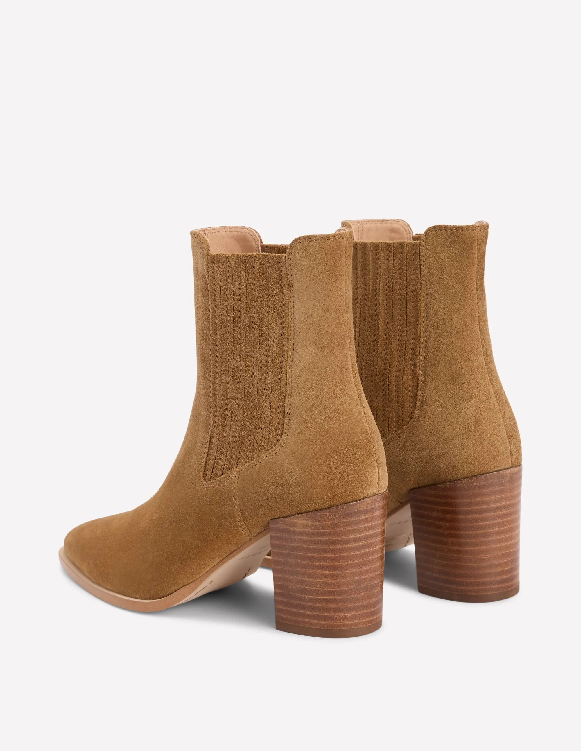 Point Casual Ankle Boots-Caramel winter suitable