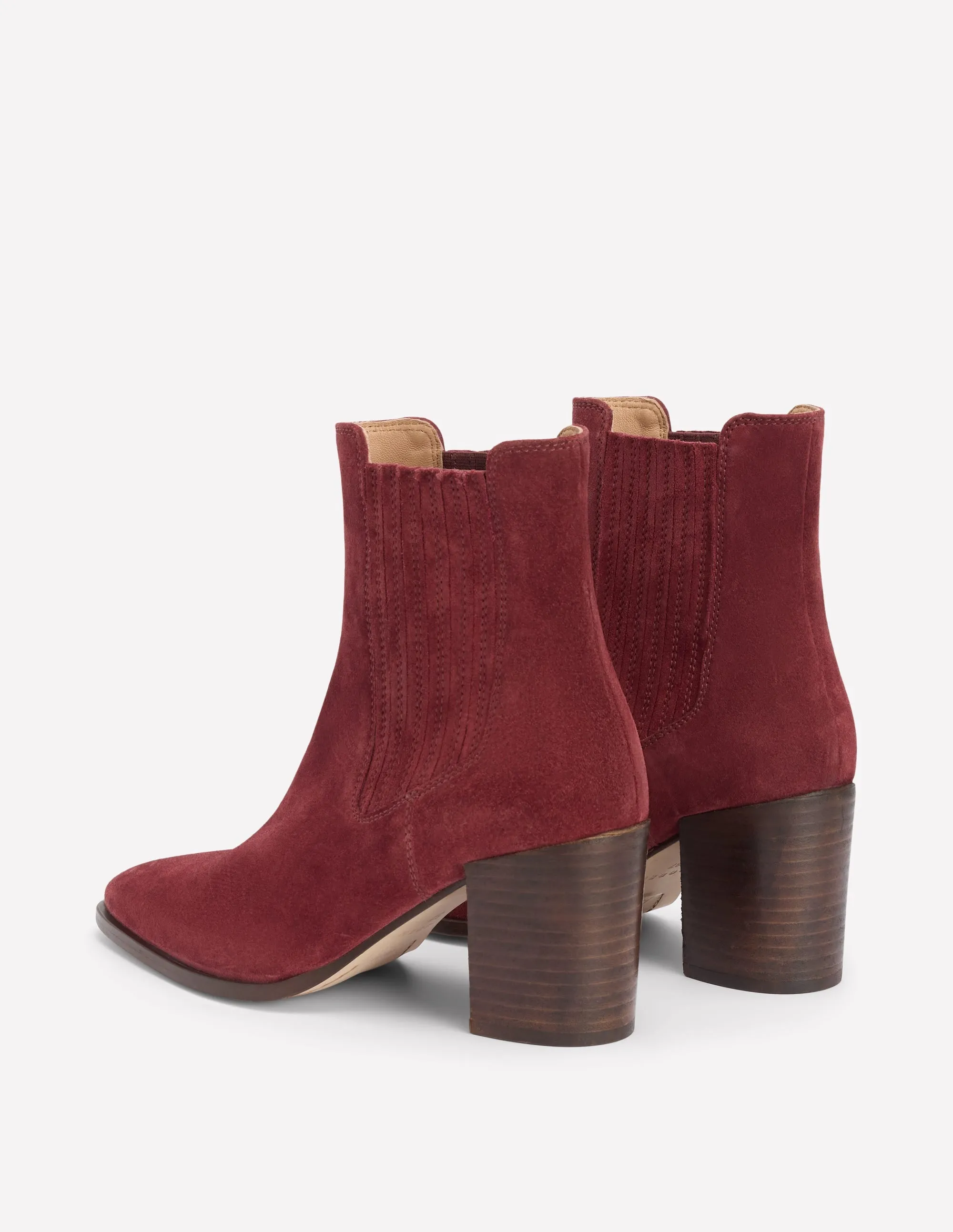 Point Casual Ankle Boots-Oxblood travel suitable