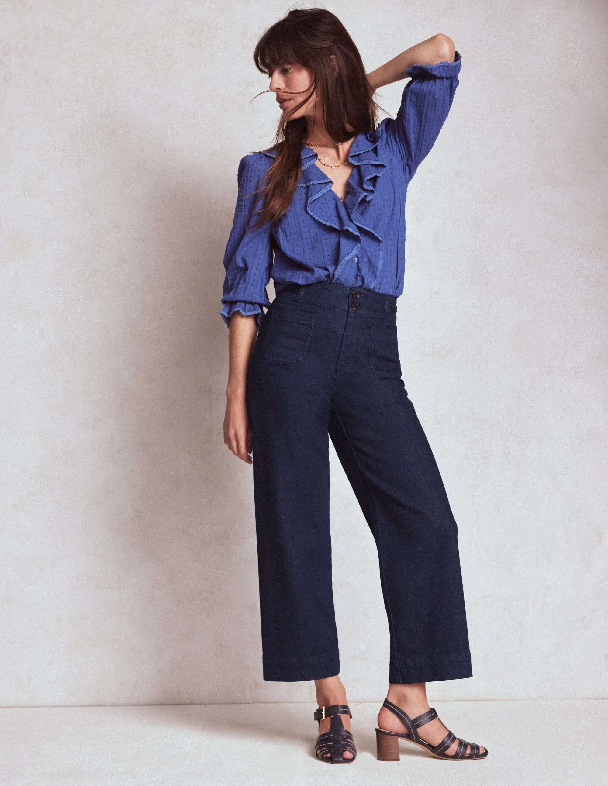 Primrose Patch Pocket Jeans-Indigo Braid high performance