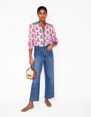 Primrose Patch Pocket Jeans-Light Vintage travel gear