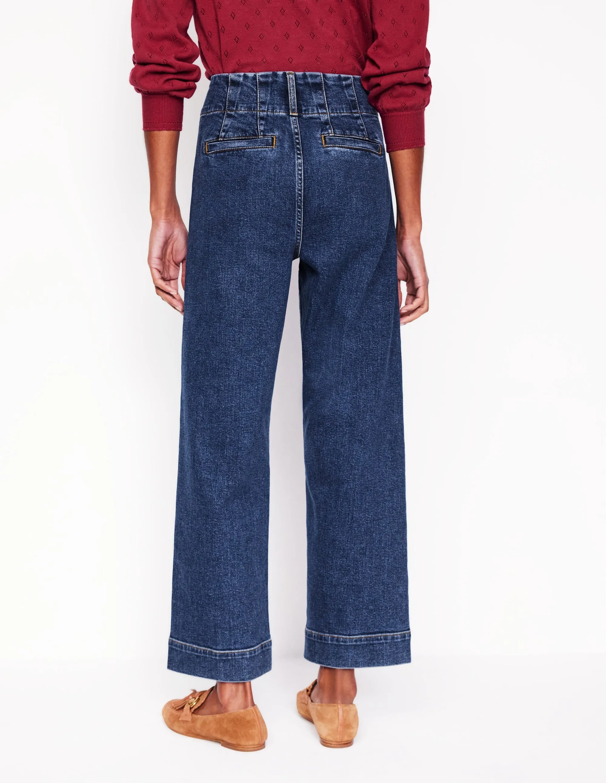 Primrose Patch Pocket Jeans-Mid Vintage travel ready