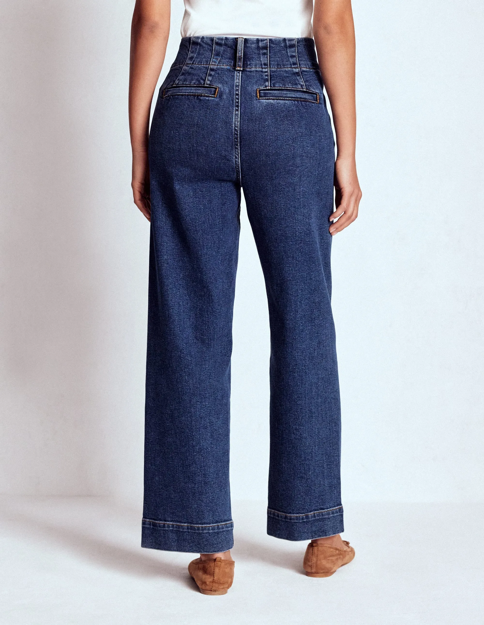 Primrose Patch Pocket Jeans-Mid Vintage multi size