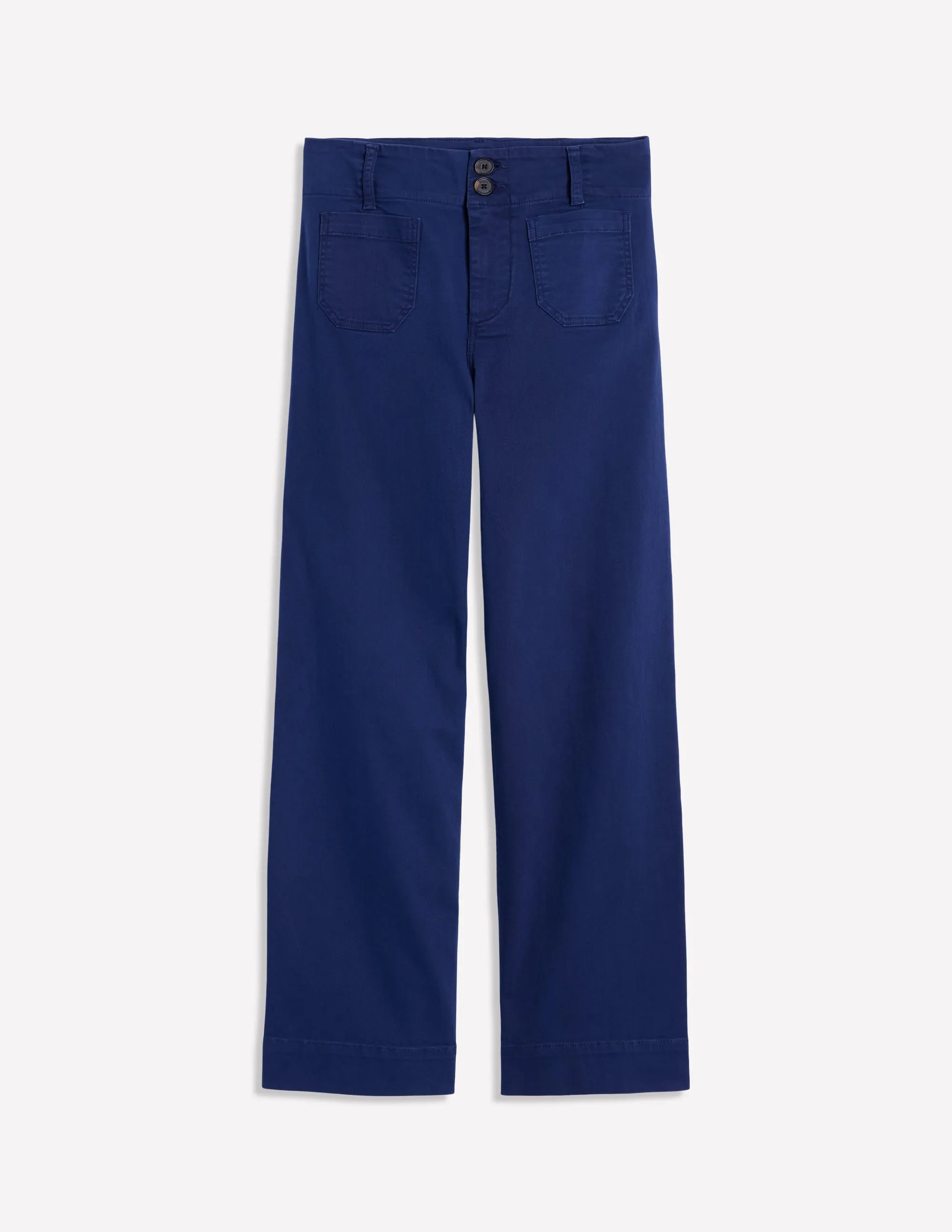 Primrose Patch Pocket Trousers-Navy city chic
