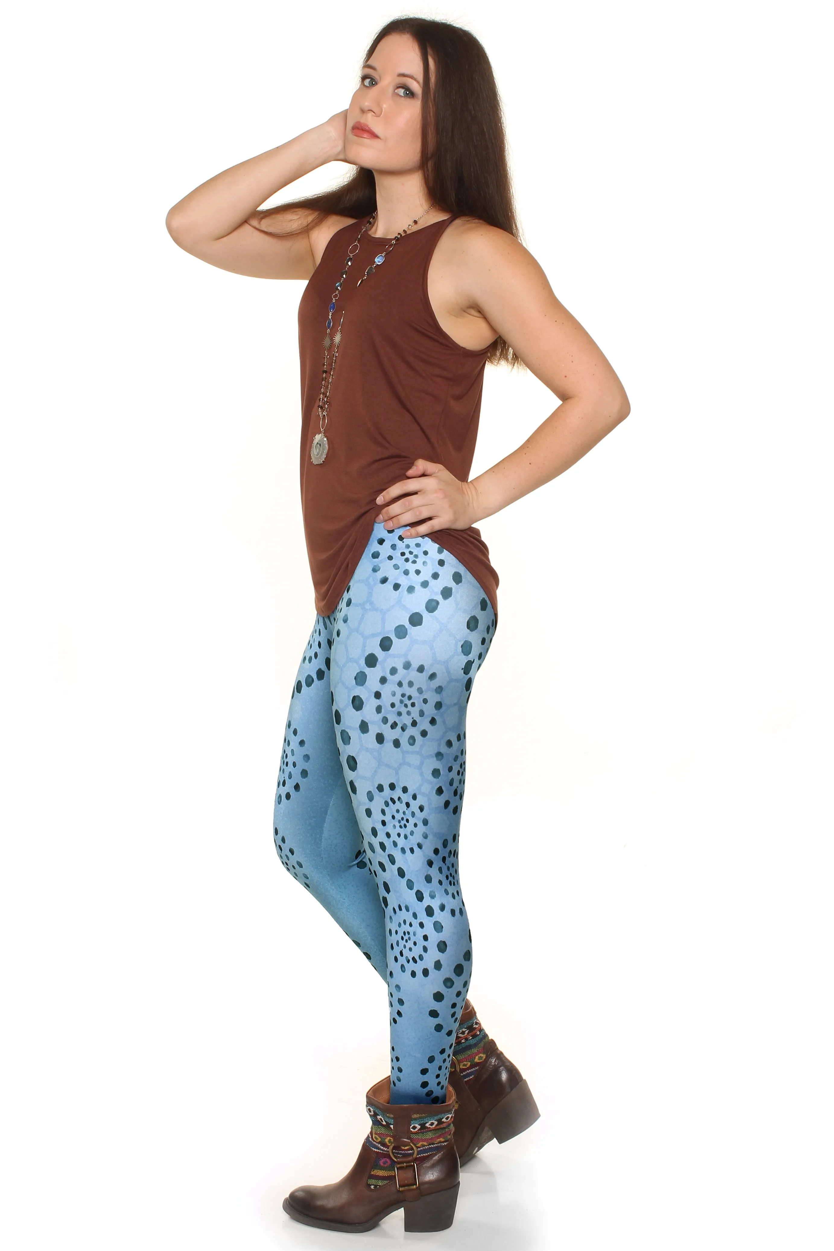 Radiant Swirls Leggings temp control