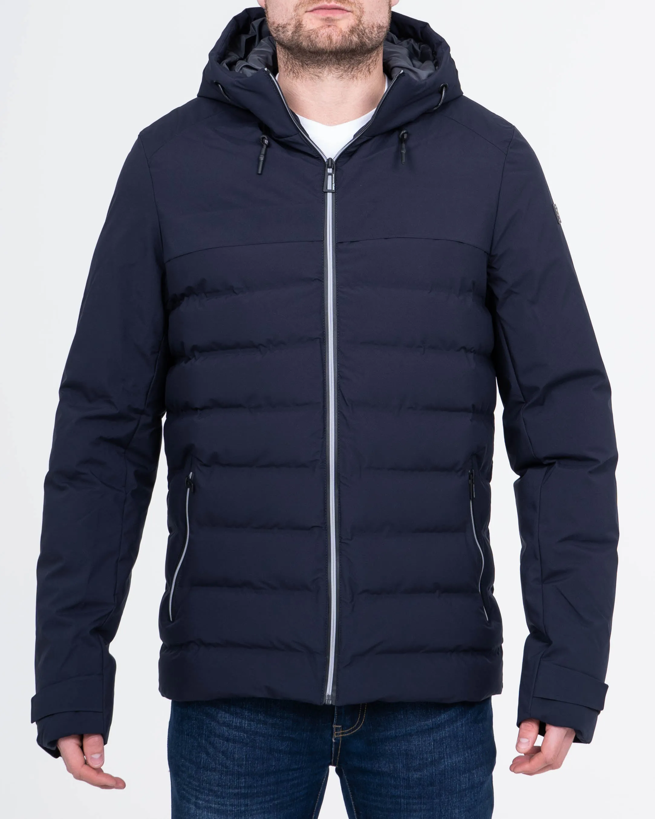 Redpoint Chad Tall Puffer Jacket (navy) fashion layering