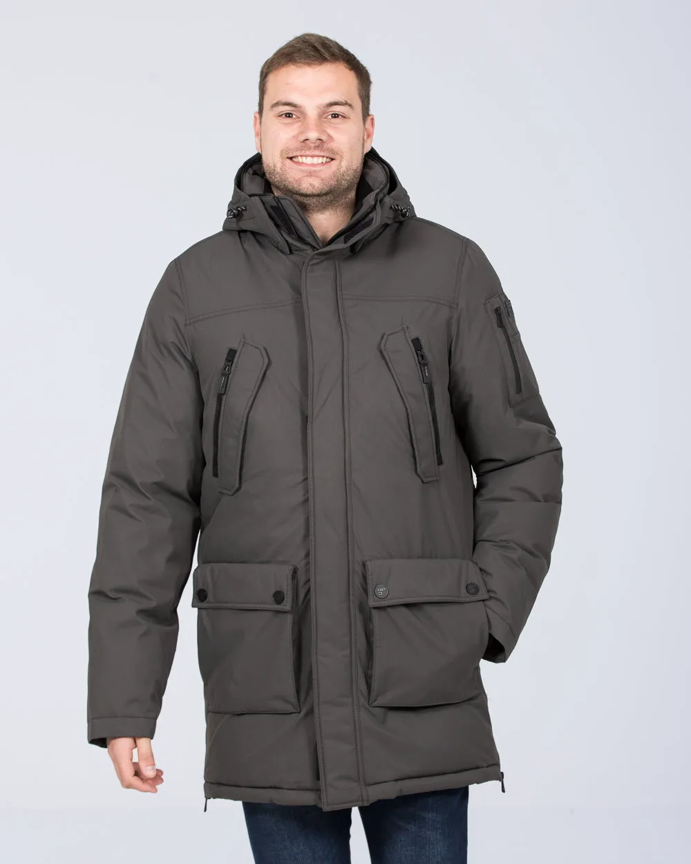 Redpoint Eddy Tall Parka Jacket (grey) easy chill set