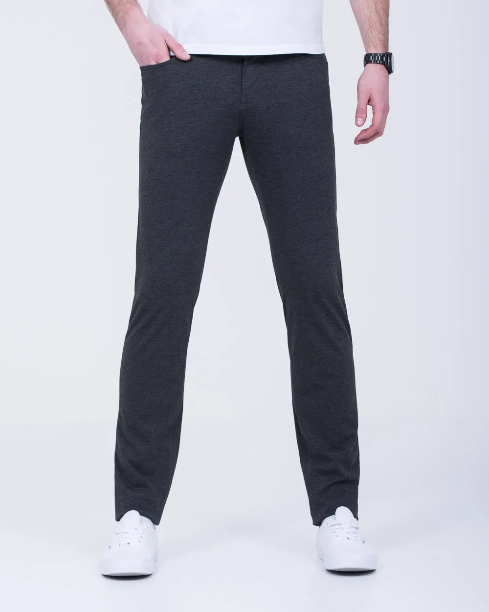 Redpoint Kanata Flexx Slim Fit Tall Trousers (anthracite) classic silhouette