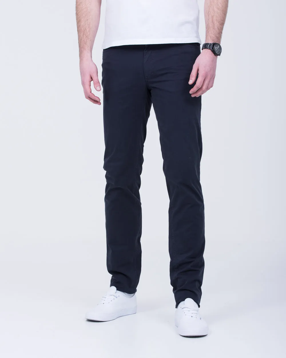 Redpoint Kanata Flexx Slim Fit Tall Trousers (navy) casual layering