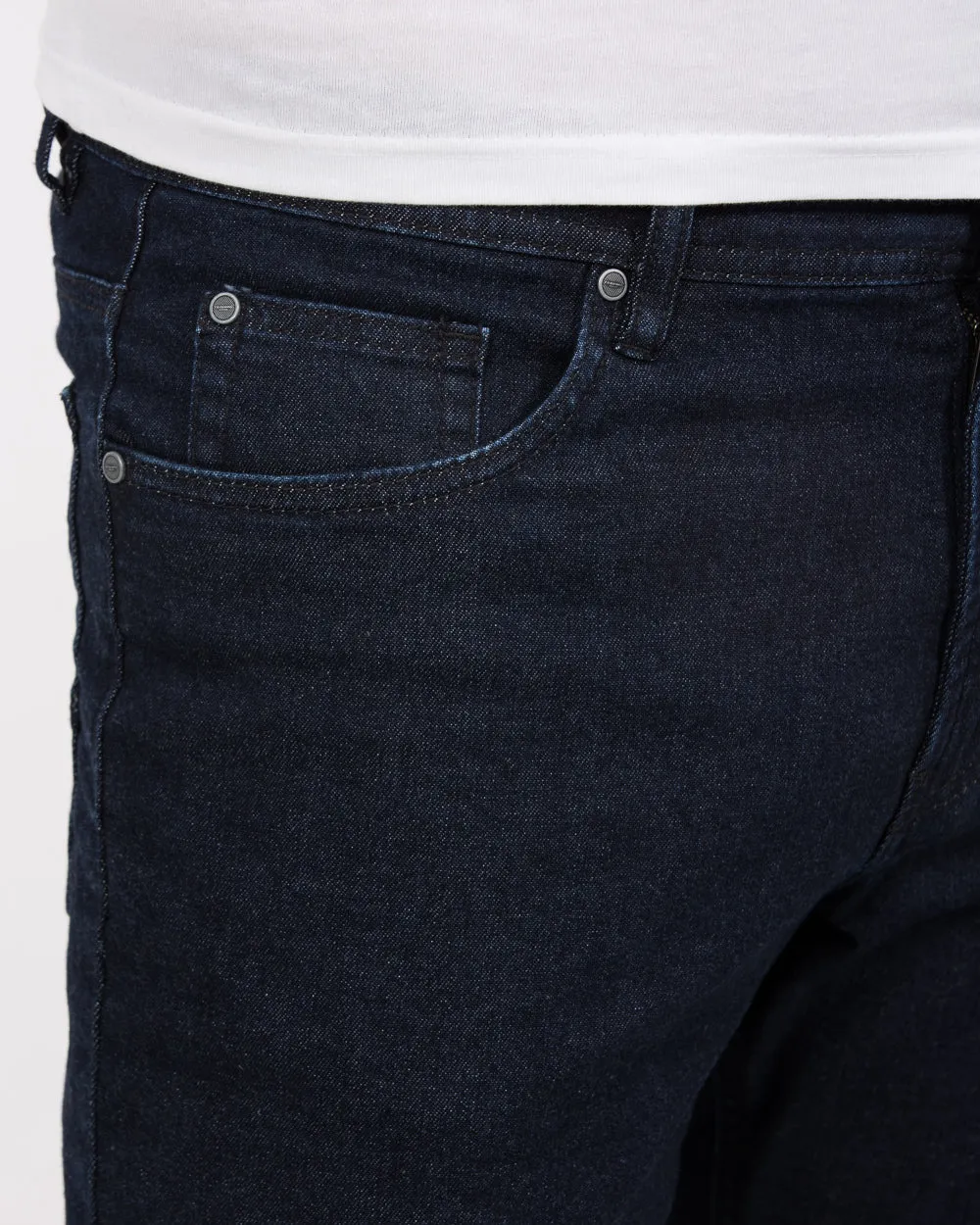 Redpoint Langley Slim Fit Tall Thermal Jeans (dark denim) casual style