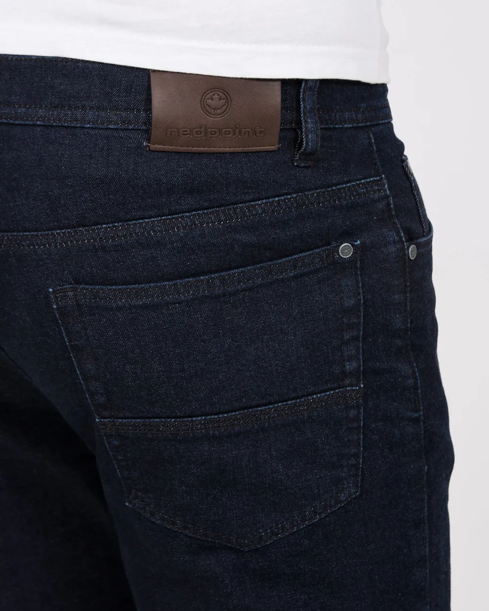 Redpoint Langley Slim Fit Tall Thermal Jeans (dark denim) simple ease