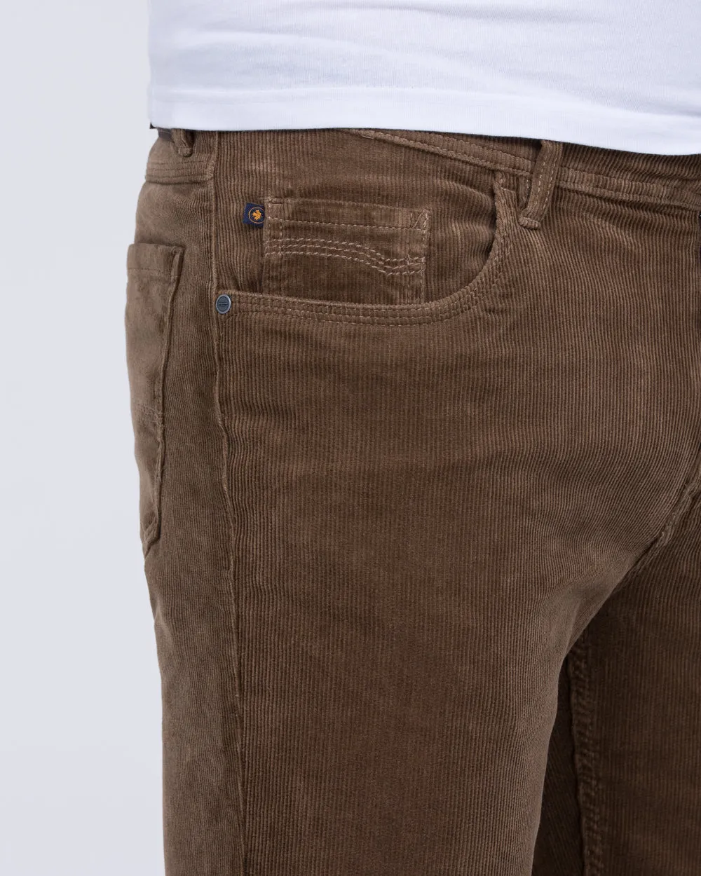 Redpoint Milton Slim Fit Tall Cord Jeans (camel) multi function