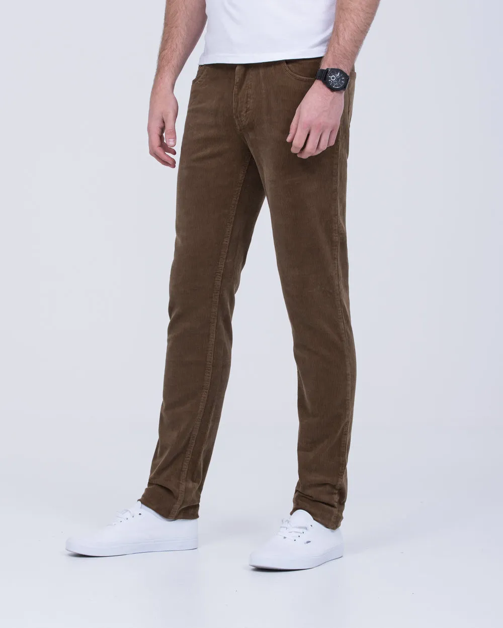 Redpoint Milton Slim Fit Tall Cord Jeans (camel) trendy details