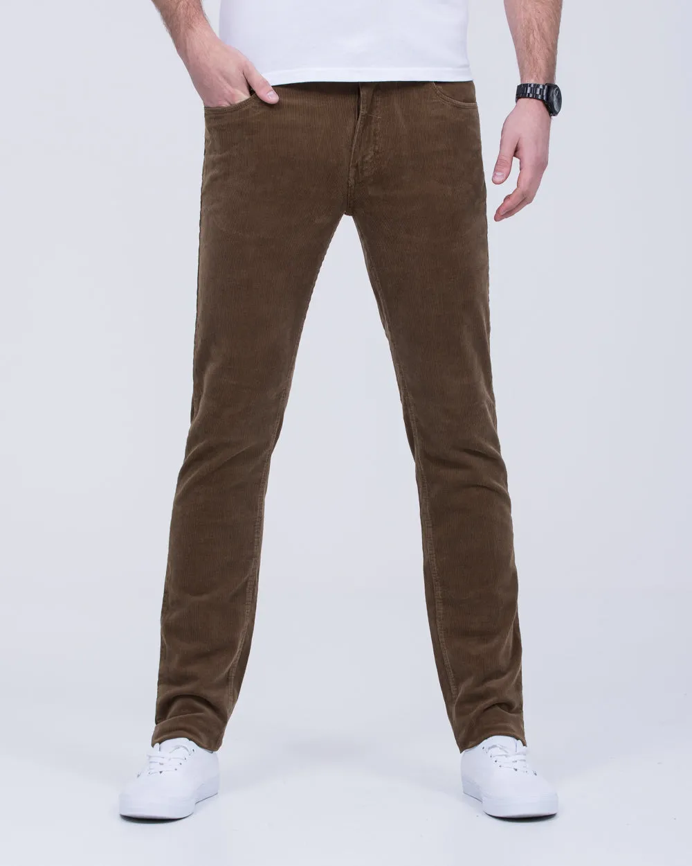Redpoint Milton Slim Fit Tall Cord Jeans (camel) multi occasion