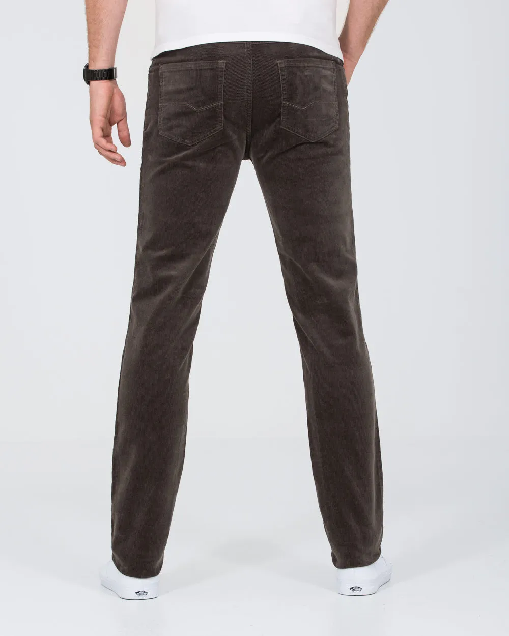Redpoint Milton Slim Fit Tall Cord Jeans (grey) eco material