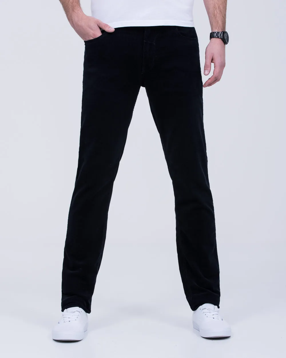 Redpoint Milton Slim Fit Tall Cord Jeans (navy) youth trend
