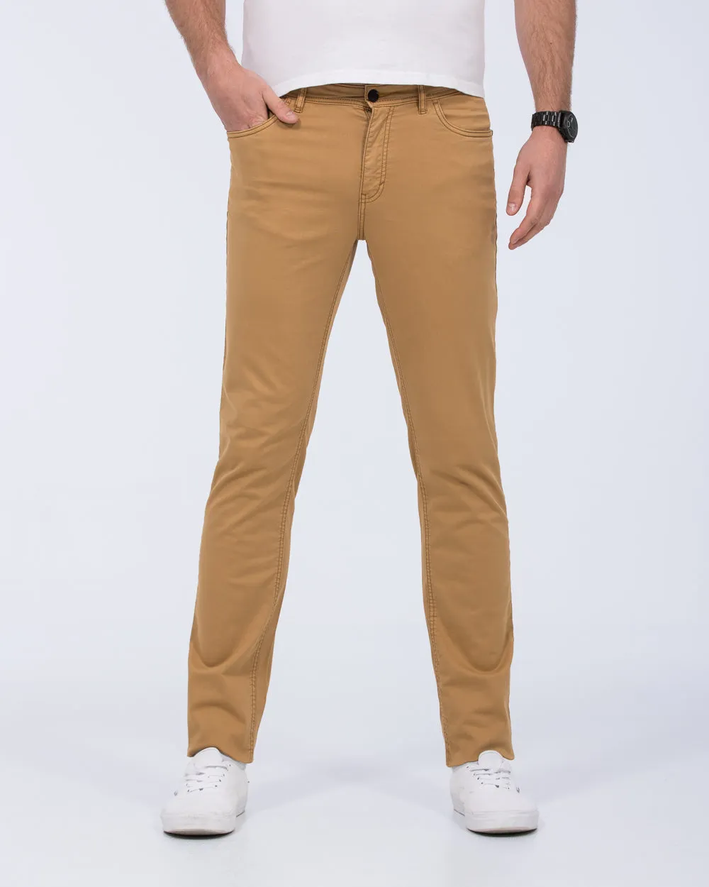 Redpoint Milton Slim Fit Tall Jeans (tobacco) classic element