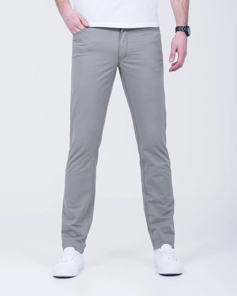 Redpoint Milton Tall Slim Fit Jeans (light khaki) elegant vibe