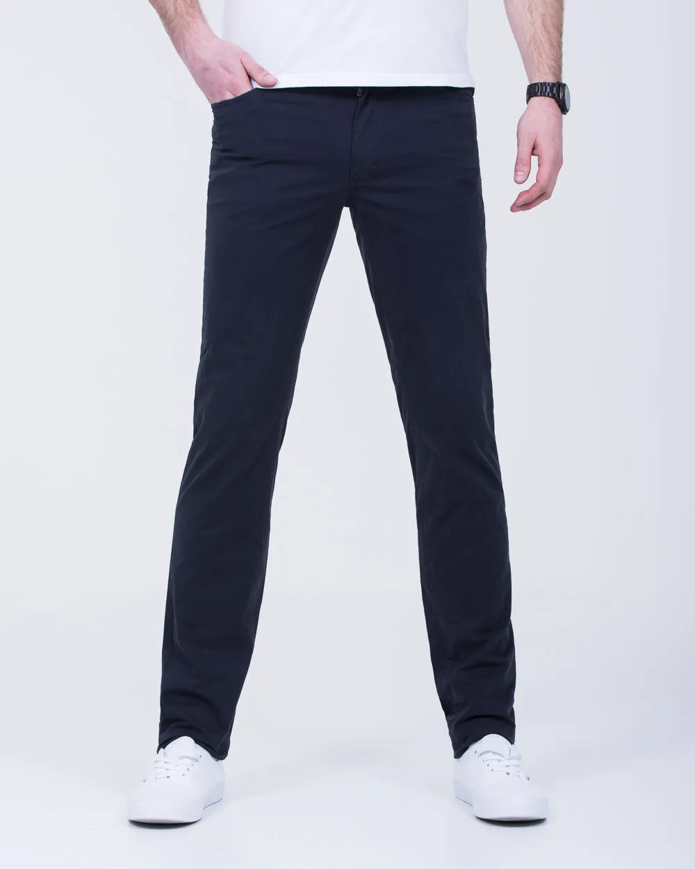 Redpoint Milton Tall Slim Fit Jeans (navy) warm fleece