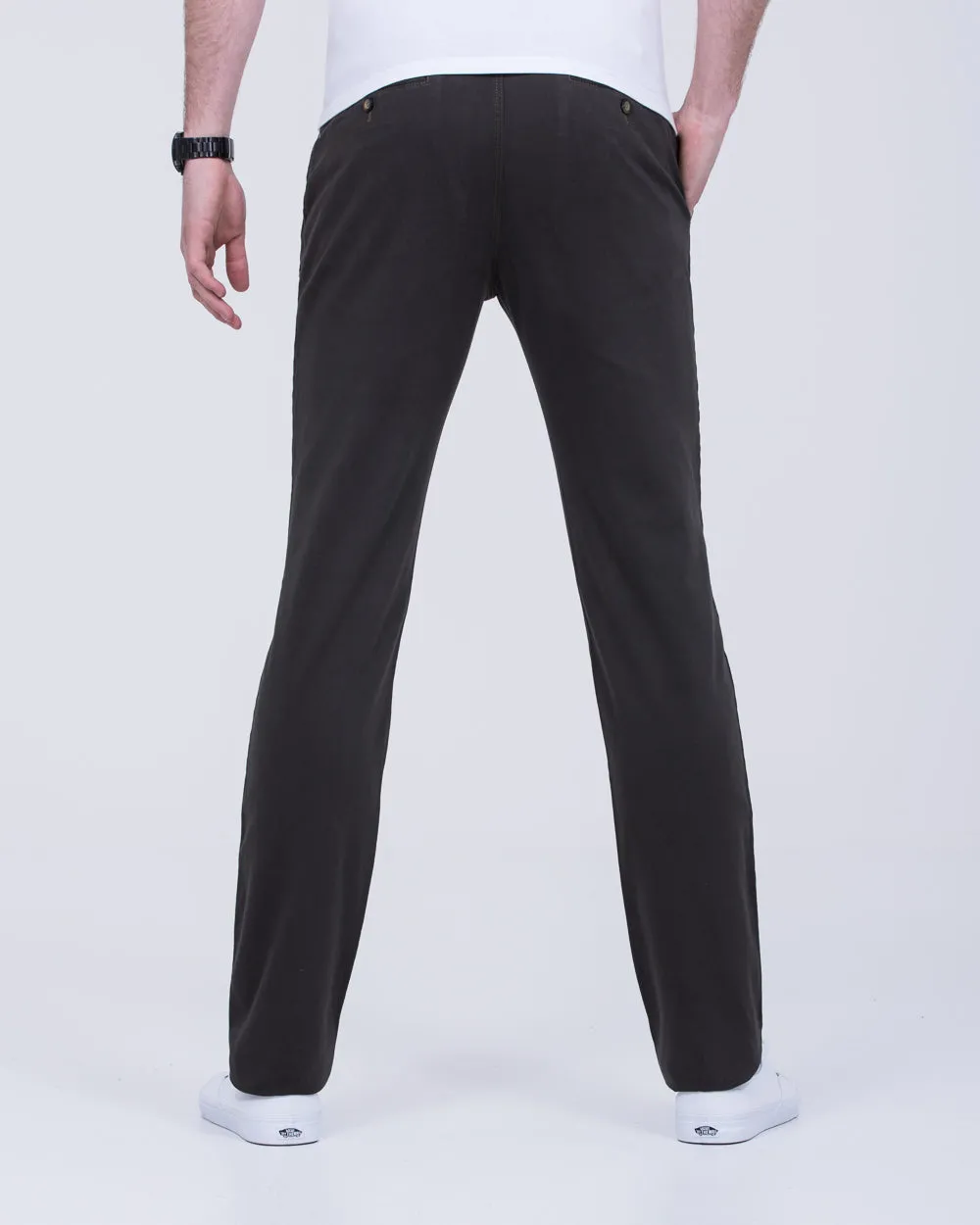 Redpoint Odessa Slim Fit Tall Chinos (dark olive) stretch fabric