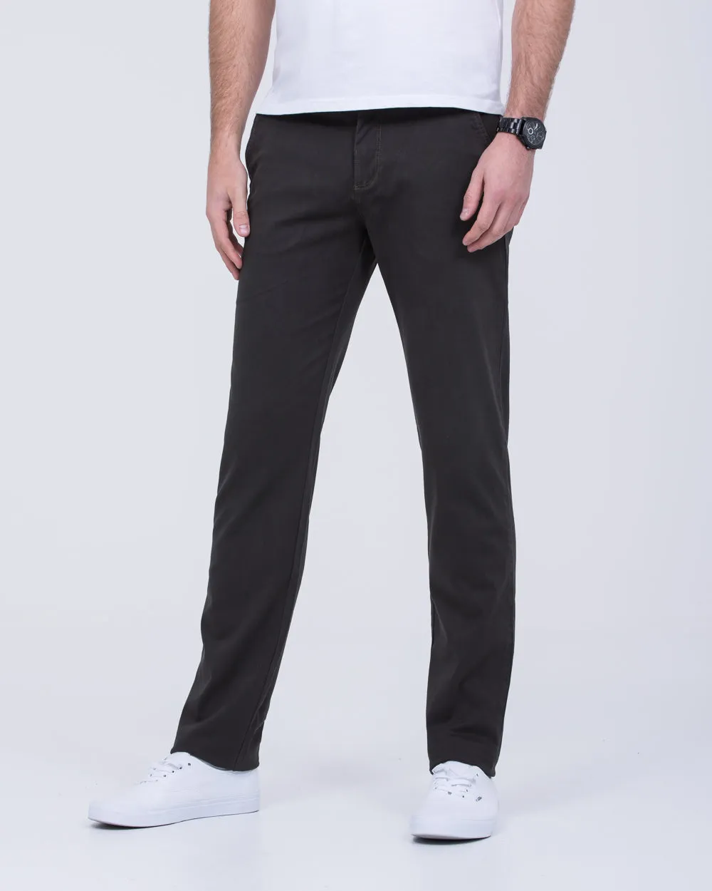 Redpoint Odessa Slim Fit Tall Chinos (dark olive) sustainable choice