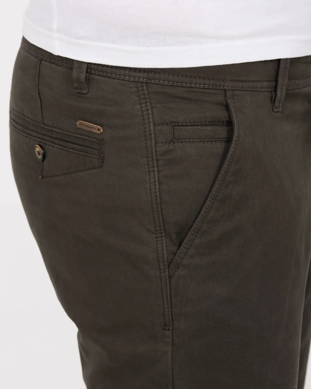 Redpoint Odessa Slim Fit Tall Thermal Chinos (olive) street savvy