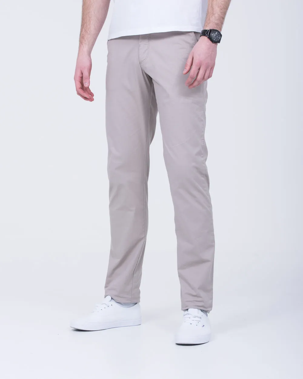 Redpoint Odessa Tall Slim Fit Chinos (beige) laid back style