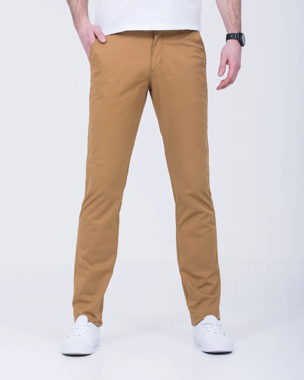Redpoint Odessa Tall Slim Fit Chinos (camel) street style