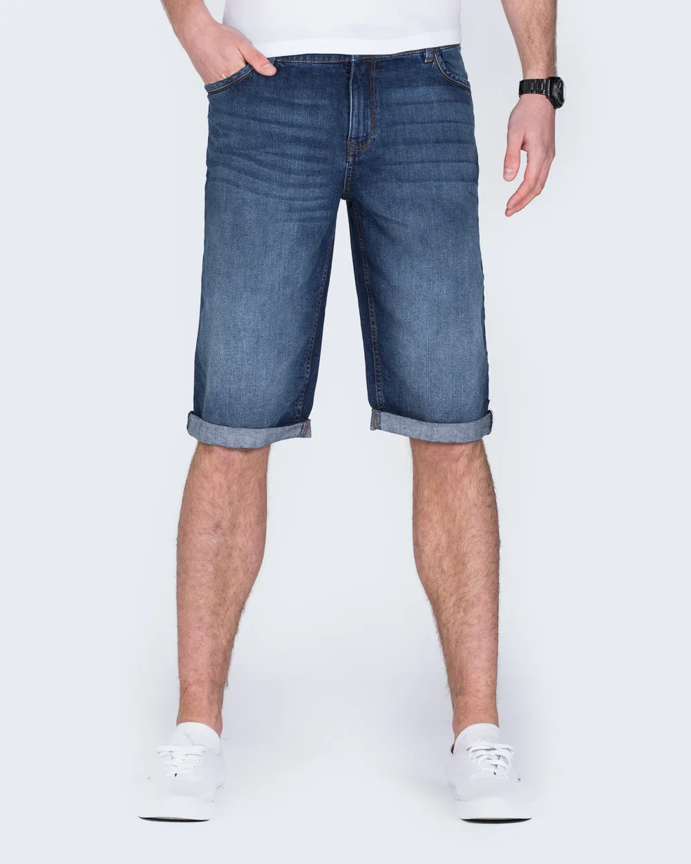 Redpoint Sherbrook Denim Shorts (dark stone) casual simple