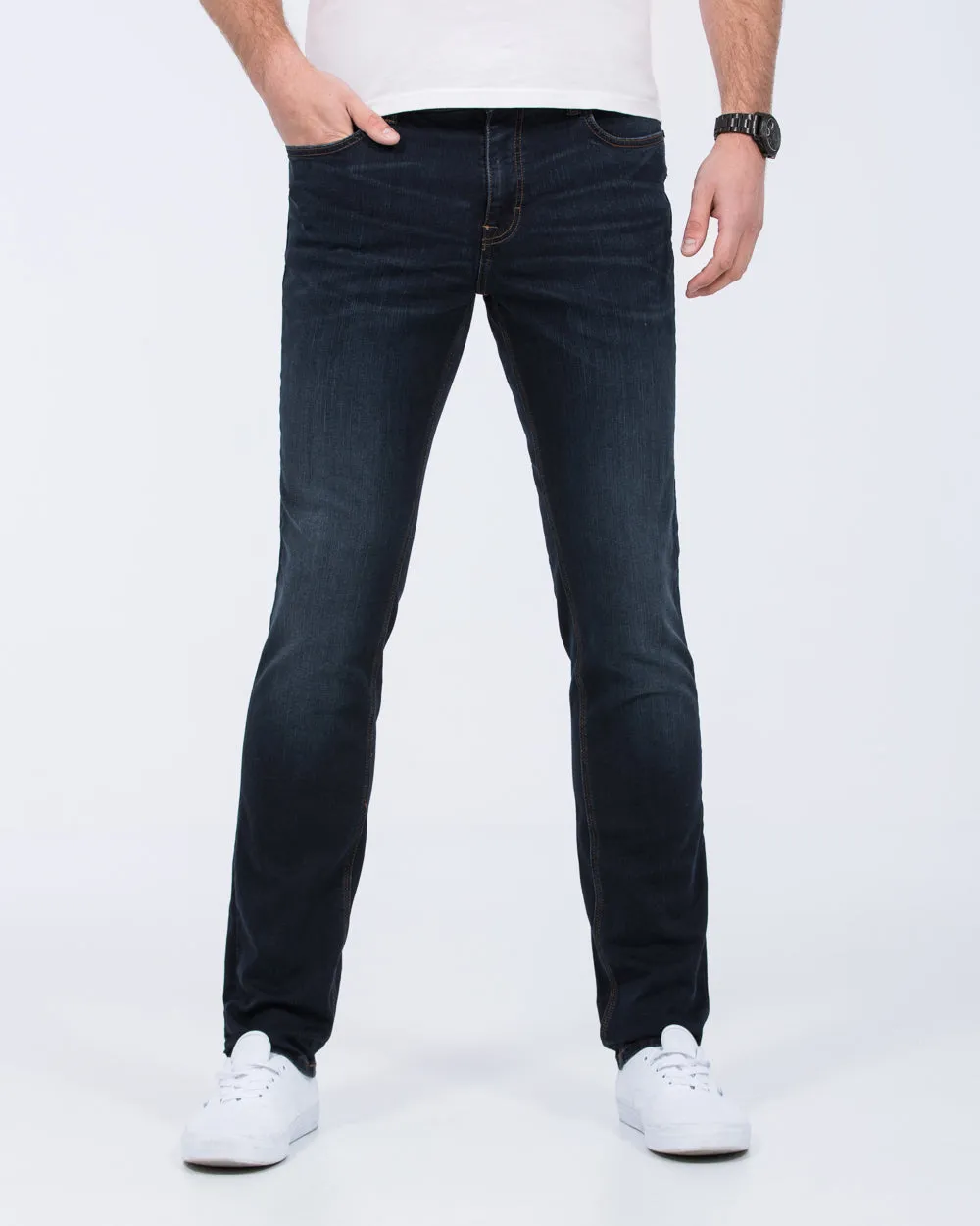 Redpoint Toronto Slim Fit Tall Jeans (mid denim wash) retro trendy