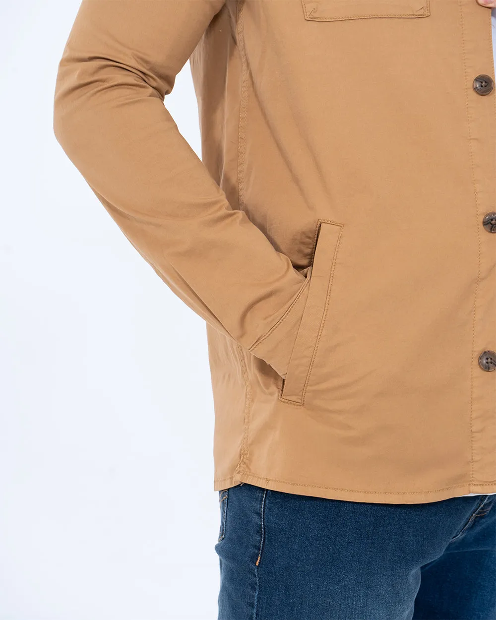 Redpoint Vico Tall Shacket (camel) weather adaptive shell