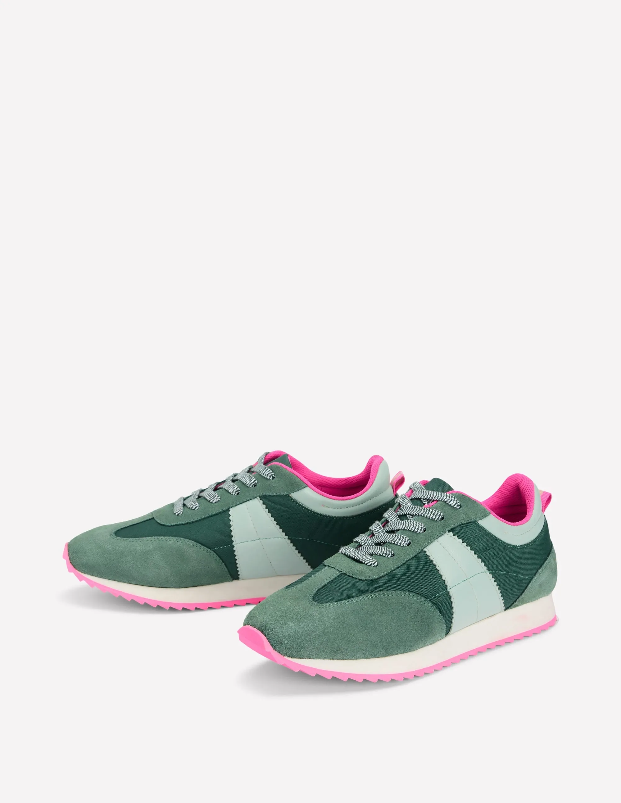 Retro Runner Trainer-Green unique style