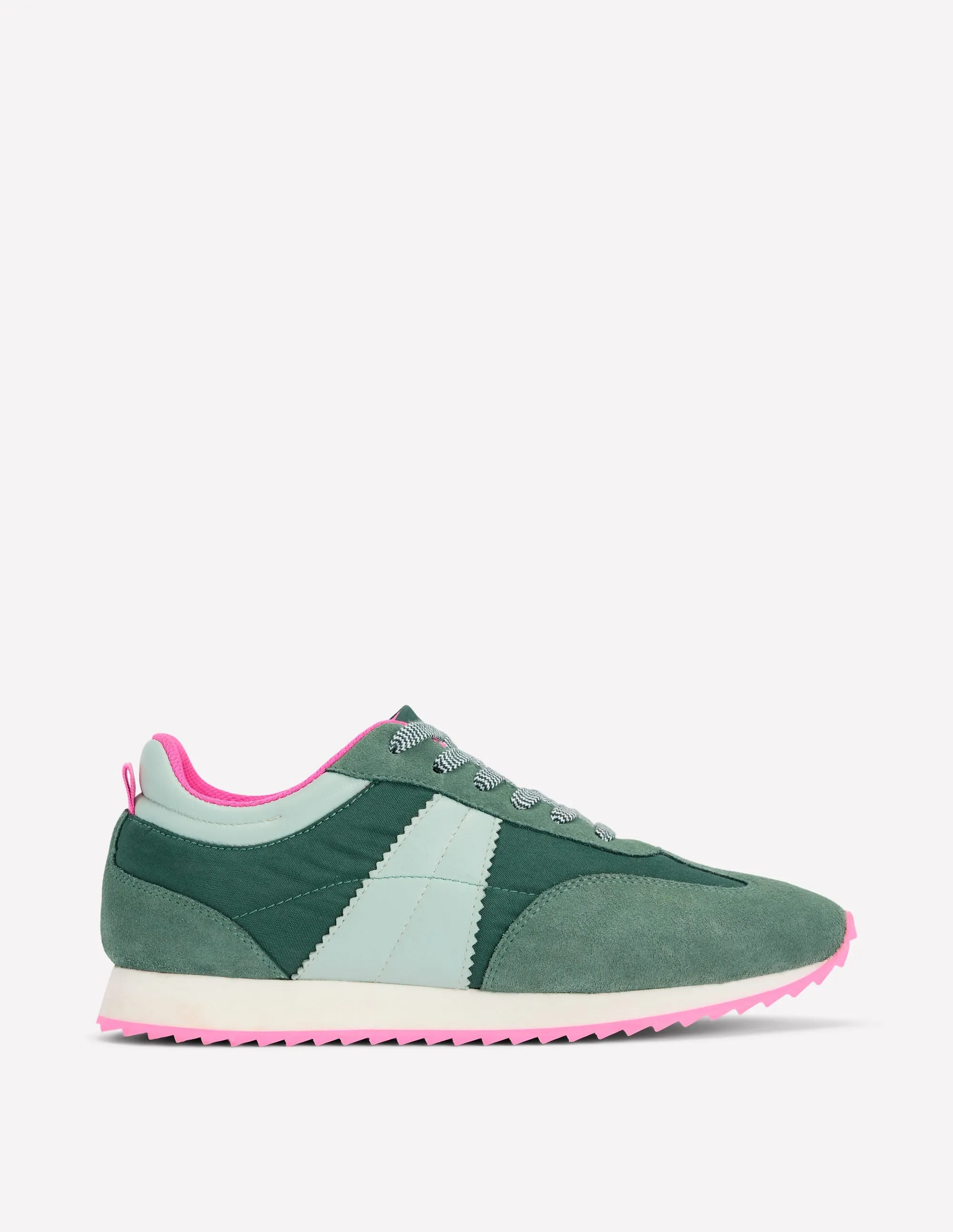 Retro Runner Trainer-Green premium material