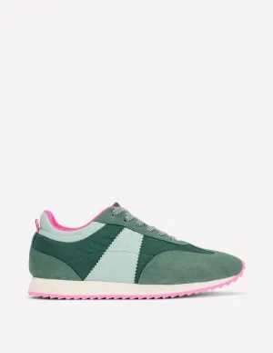 Retro Runner Trainer-Green premium material