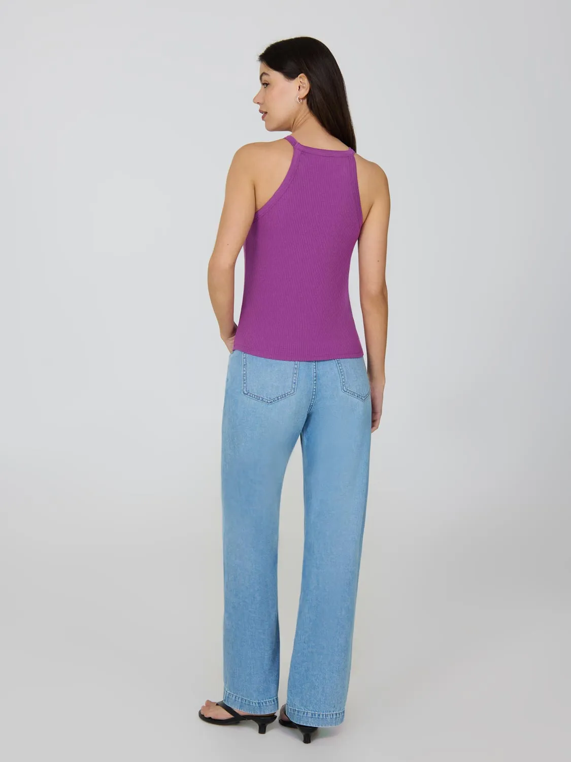 Ribbed Halter Tank Top ultimate base