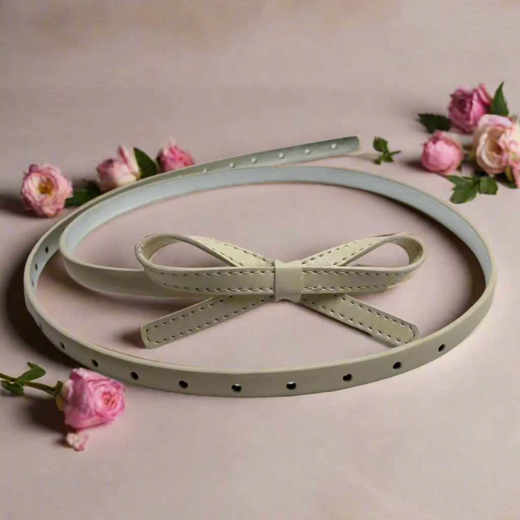Ribbon Retro Style Adjustable Belt look balanced