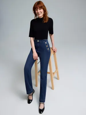 Sailor Mid-Rise Bootcut Jeans versatile tool