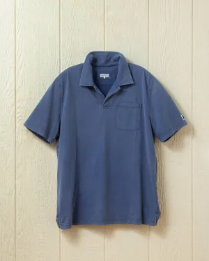 Salt Washed Polo in Weathered Navy business trip