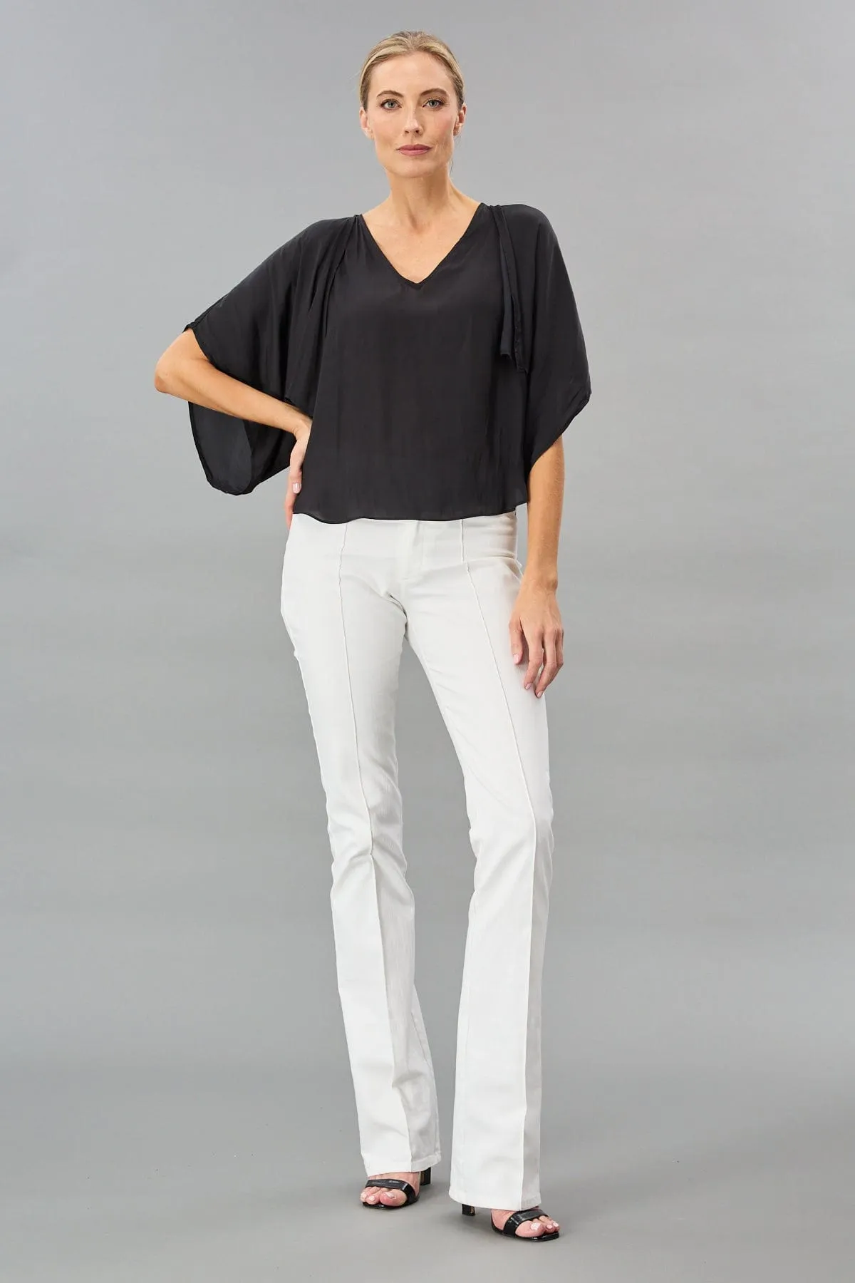 Satin Bolero flexible commuter wear
