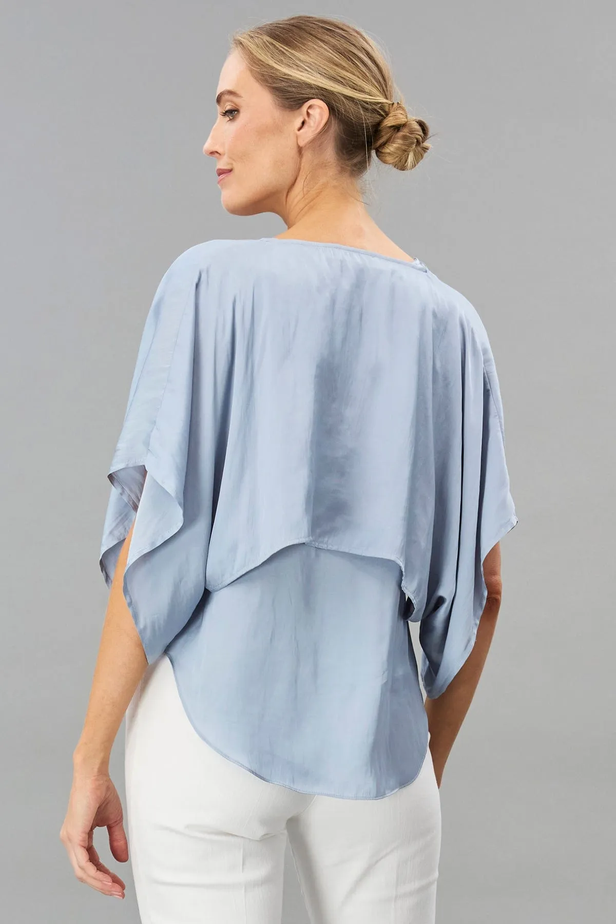 Satin Bolero minimalist cover piece
