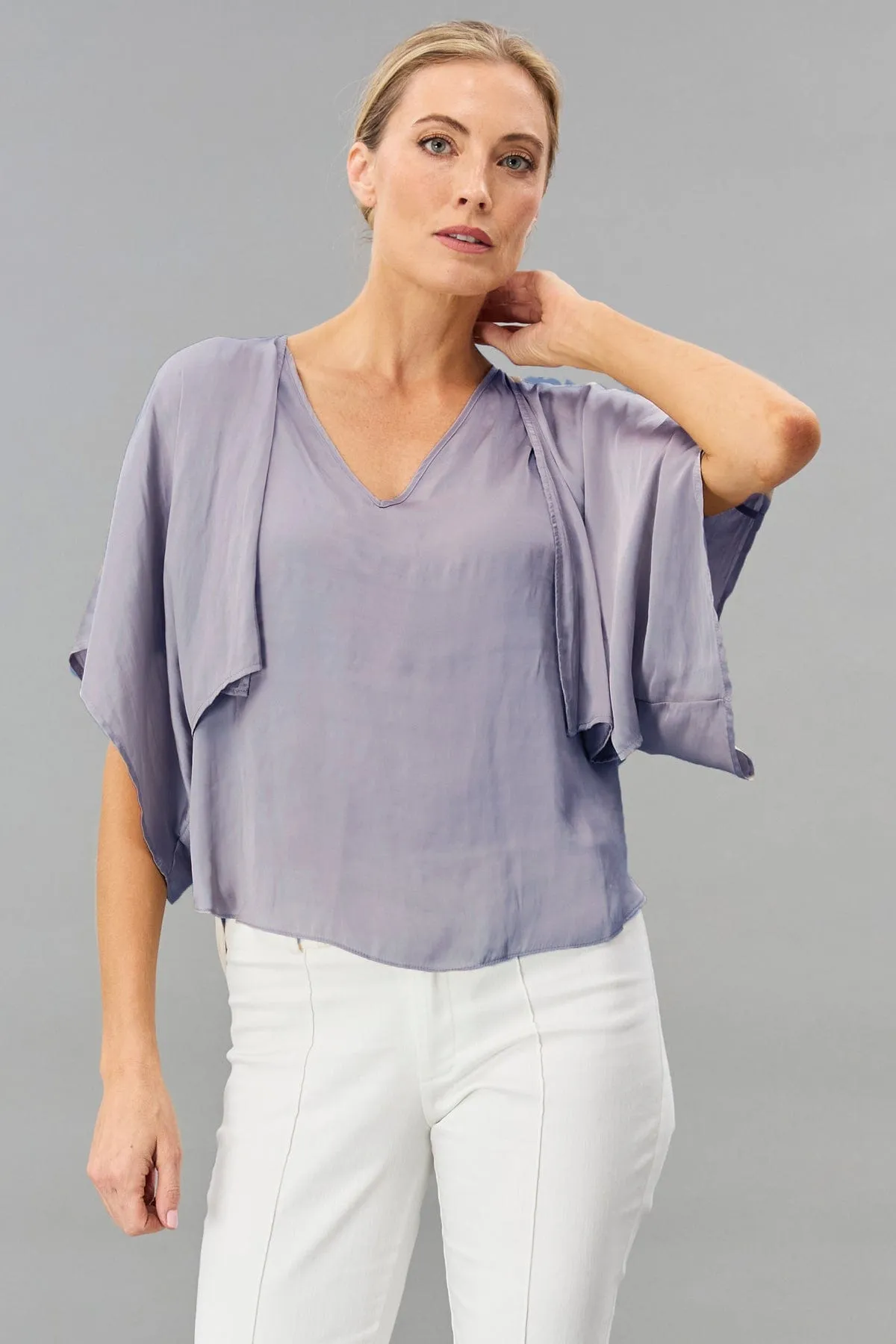 Satin Bolero lunch date coat
