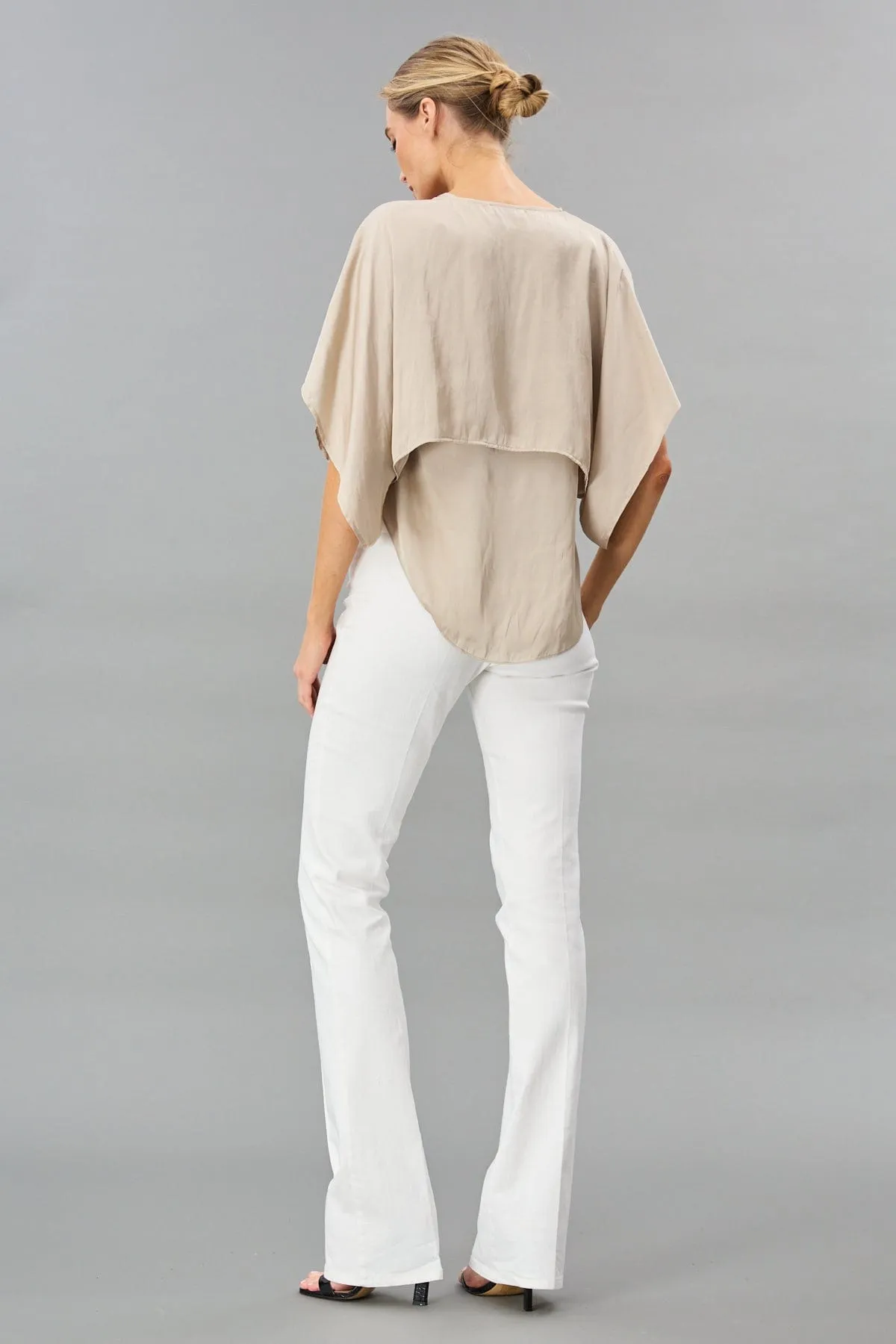 Satin Bolero warm up shield