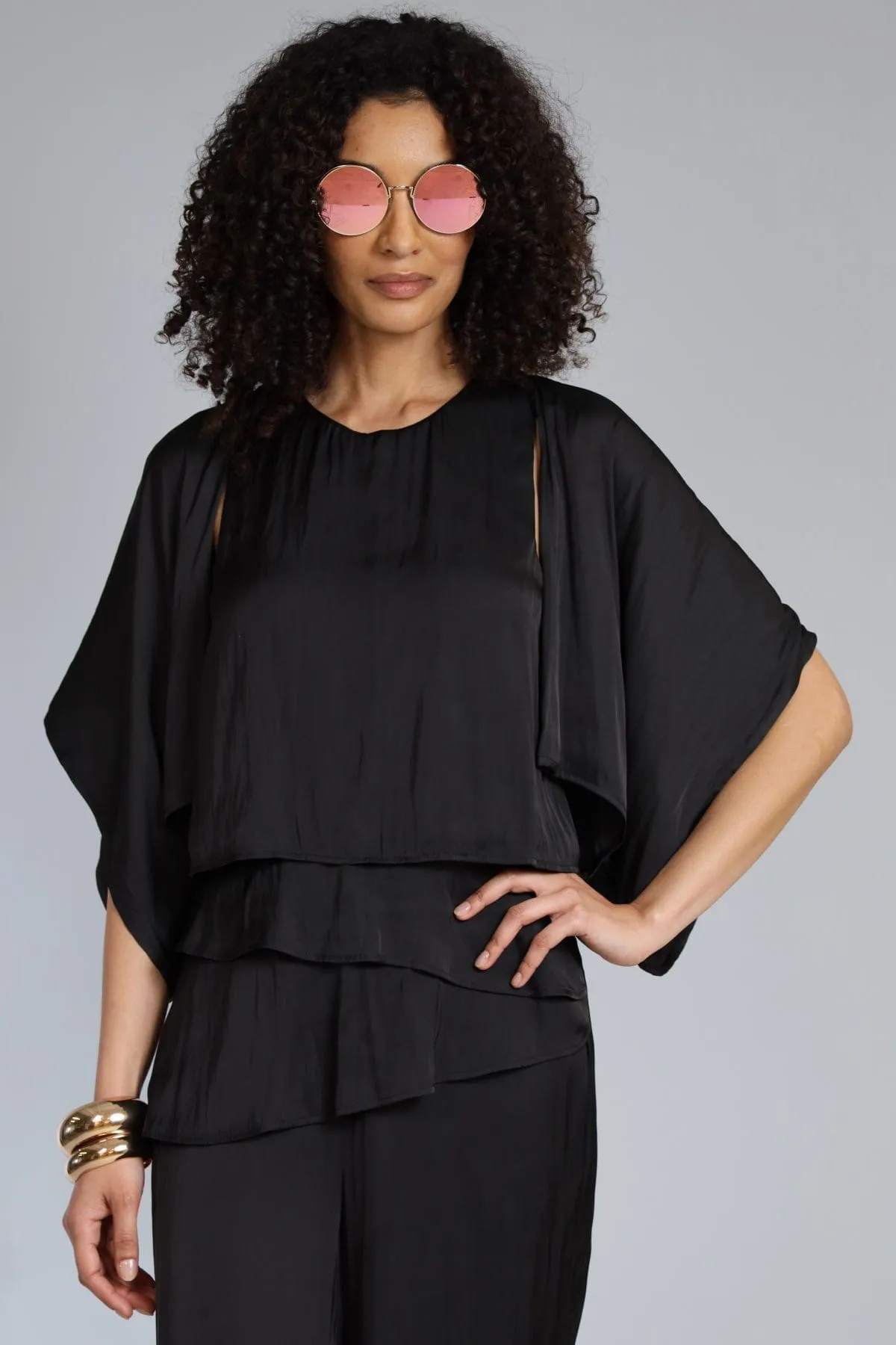 Satin Bolero cozy core wear