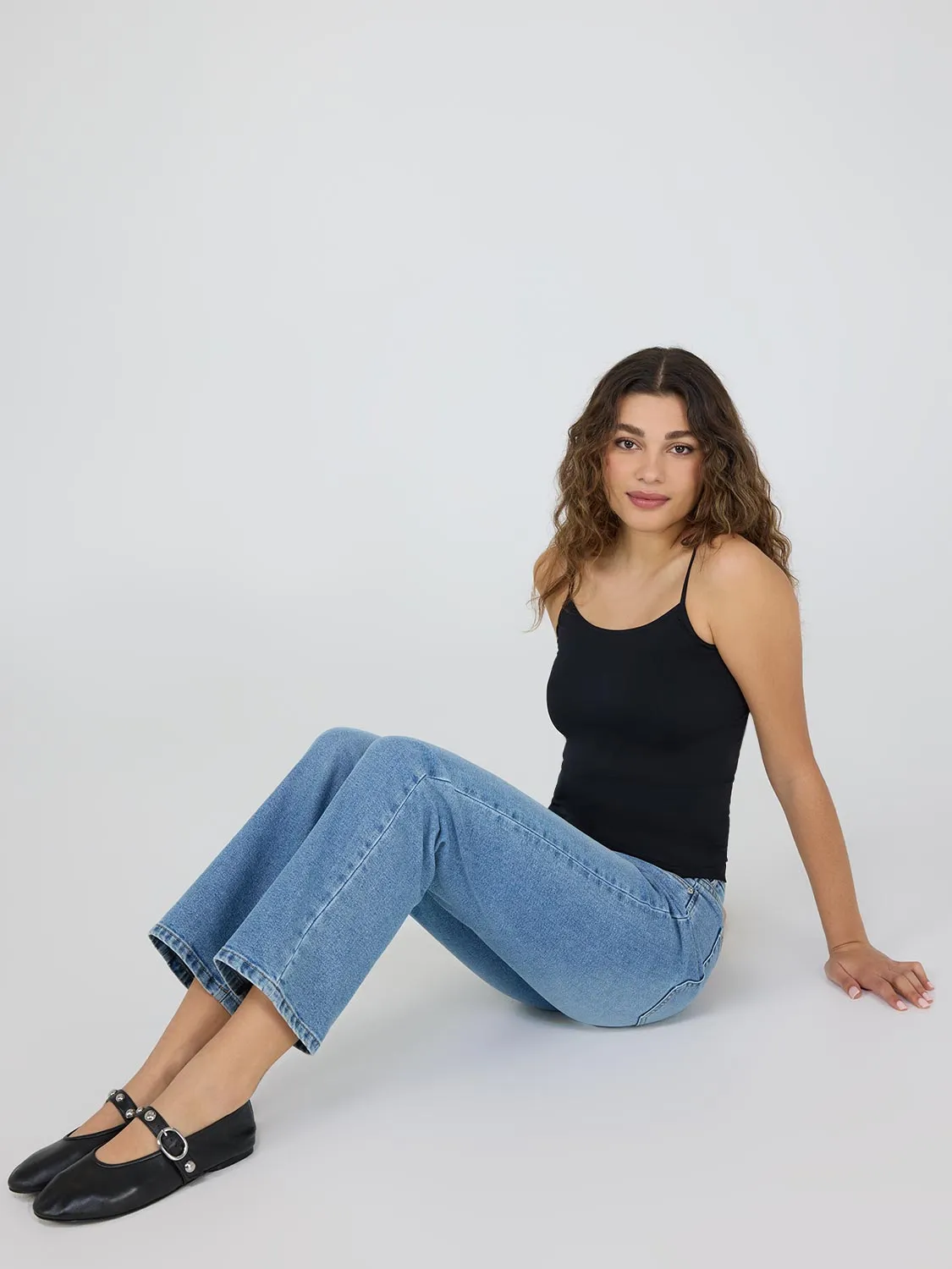 Scoop Neck Seamless Tank Top daily vibe
