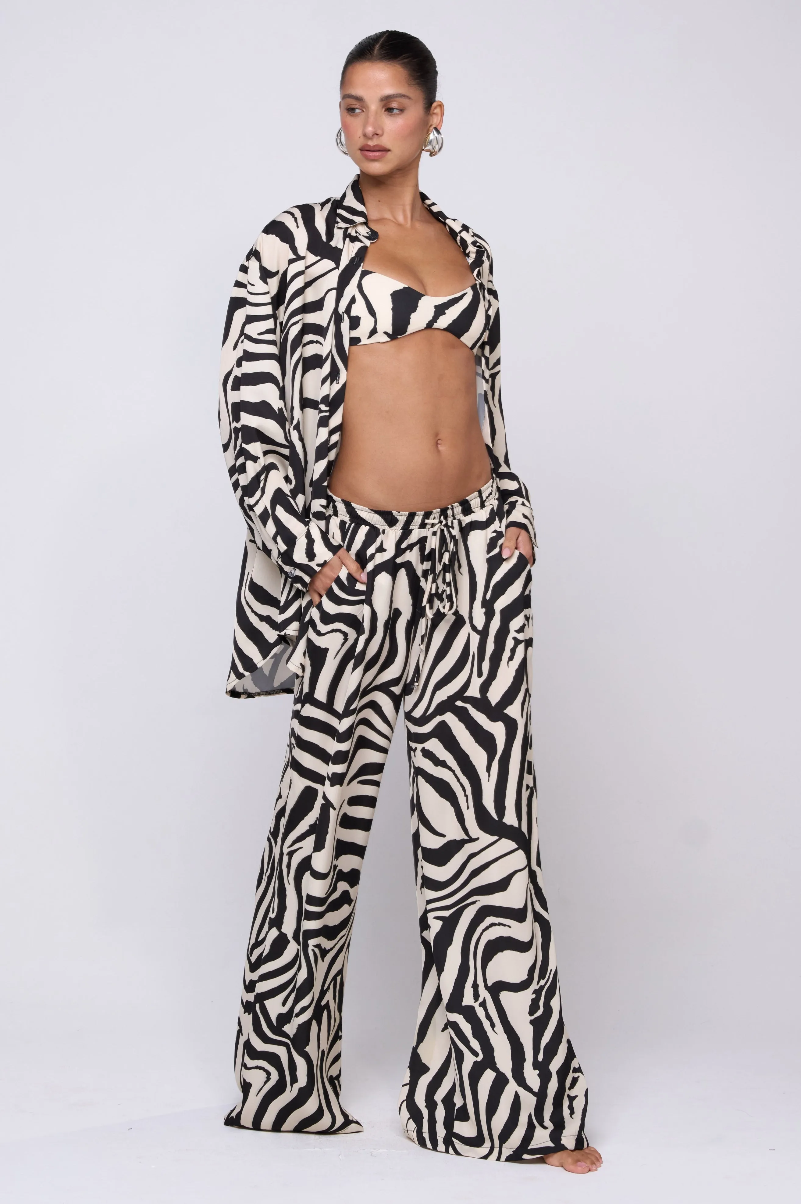 Selma Bikini Top in Tigris snug fit