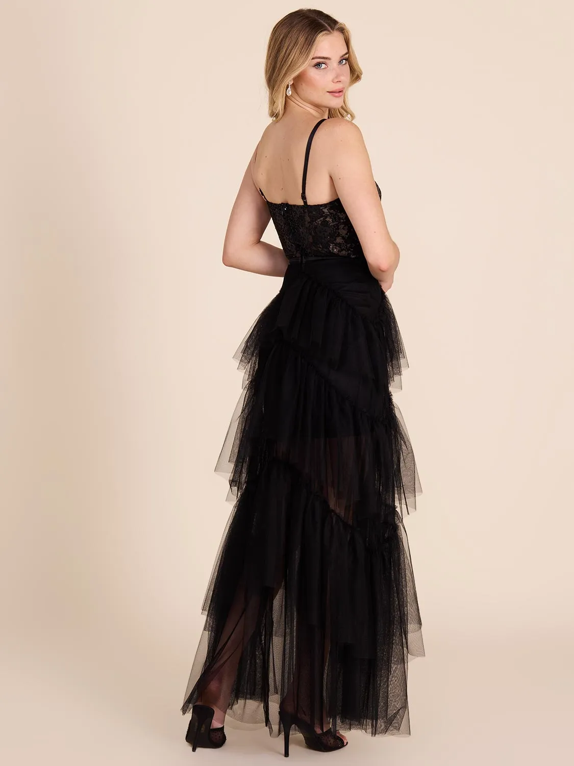 Sequin & Tulle Ball Gown unique detail
