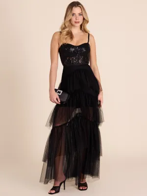 Sequin & Tulle Ball Gown rich look
