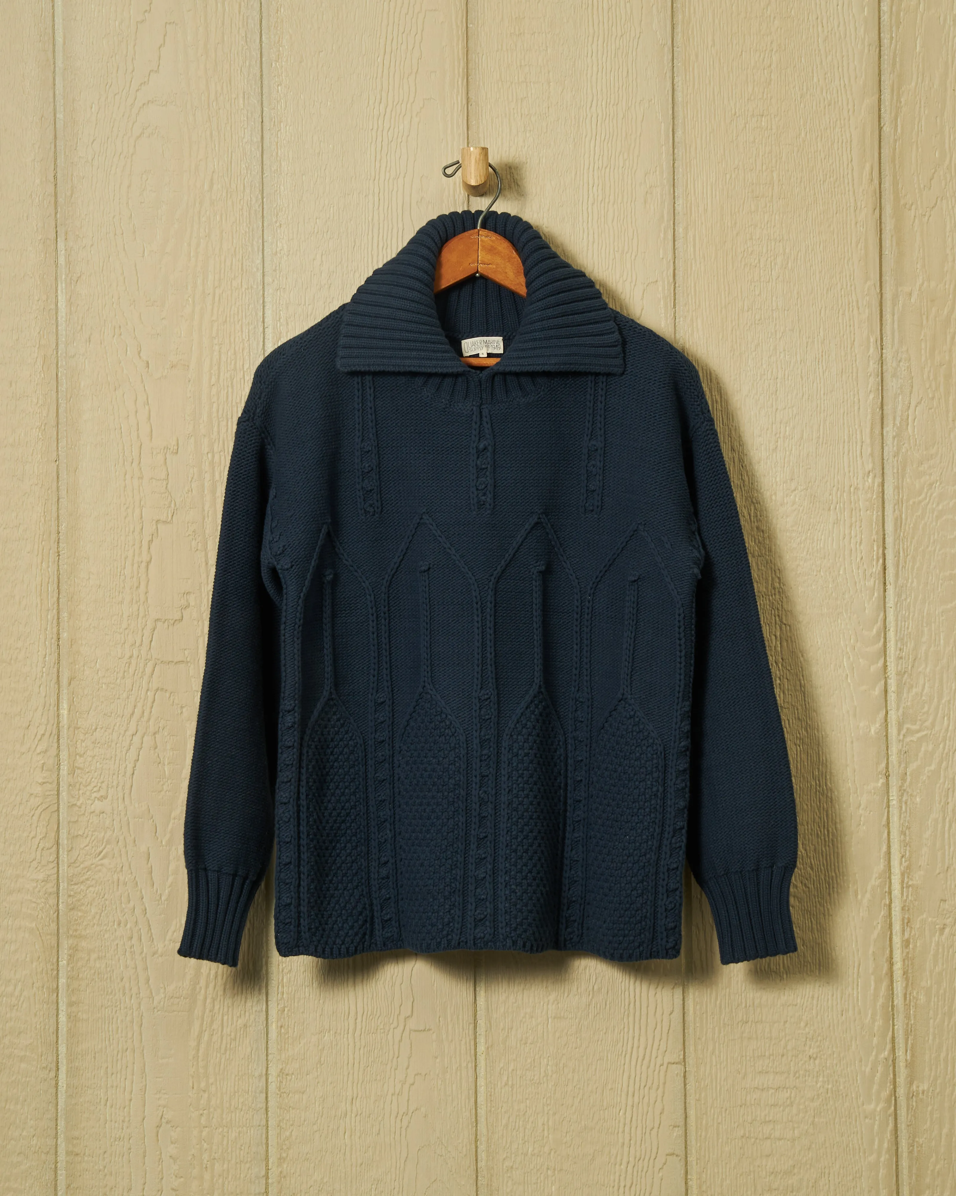Shoreline Sweater in Navy weekend staple