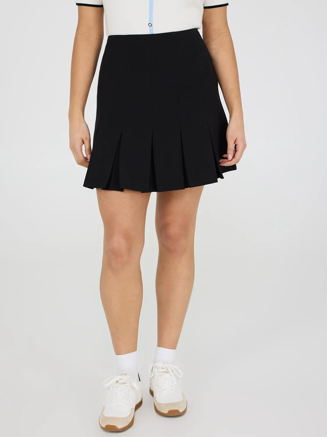 Short Pleated Skirt pure cotton